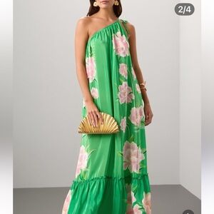 Farm Rio one shoulder  Maxi Dress